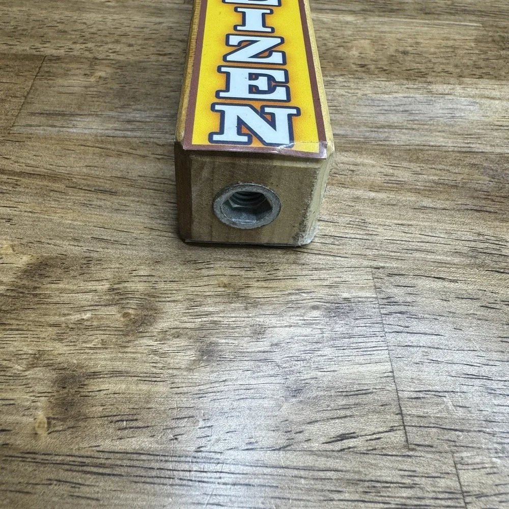 Yazoo Hefeweizen Beer Tap Handle Wood Brewery Bar Pub Mancave Decor